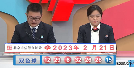 第2023019期双色球开奖现场截图图片