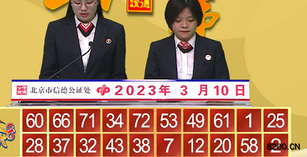 第2023059期快乐8开奖现场截图图片