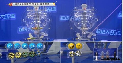第2023029期大乐透开奖现场截图图片