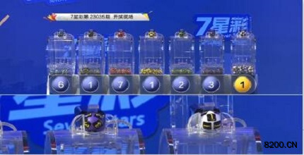 第2023035期七星彩开奖现场截图图片