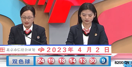 第2023036期双色球开奖现场截图图片