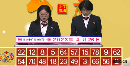 第2023106期快乐8开奖现场截图图片
