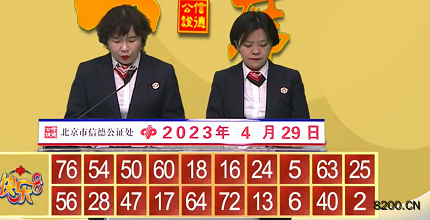 第2023109期快乐8开奖现场截图图片