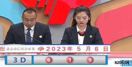 第2023116期福彩3D开奖现场截图图片