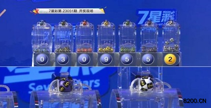 第2023051期七星彩开奖现场截图图片