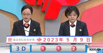 第2023119期福彩3D开奖现场截图图片