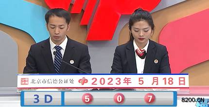 第2023128期福彩3D开奖现场截图图片