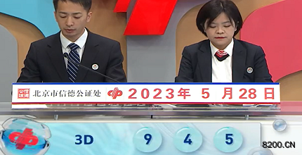 第2023138期福彩3D开奖现场截图图片