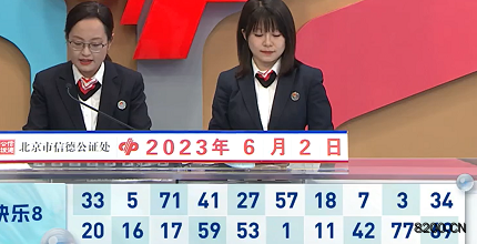 第2023143期快乐8开奖现场截图图片
