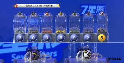 第2023065期七星彩开奖现场截图图片