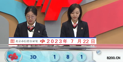 第2023193期福彩3D开奖现场截图图片