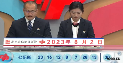 第2023088期七乐彩开奖现场截图图片
