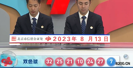 第2023093期双色球开奖现场截图图片
