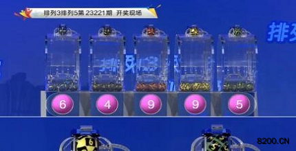 第2023221期排列3开奖现场截图图片