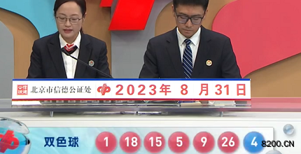 第2023101期双色球开奖现场截图图片
