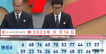 第2023247期快乐8开奖现场截图图片