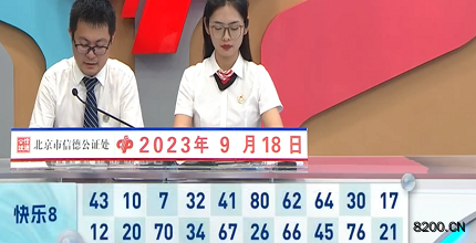 第2023251期快乐8开奖现场截图图片