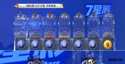 第2023112期七星彩开奖现场截图图片