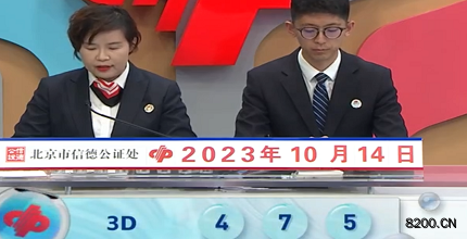 第2023273期福彩3D开奖现场截图图片