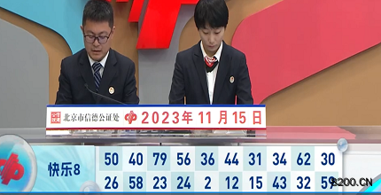 第2023305期快乐8开奖现场截图图片