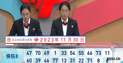 第2023320期快乐8开奖现场截图图片