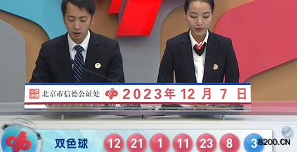 第2023141期双色球开奖现场截图图片