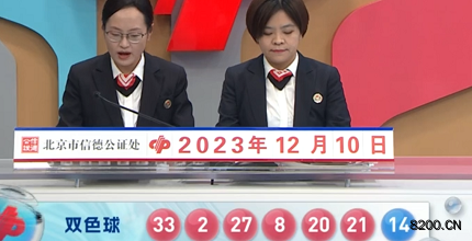 第2023142期双色球开奖现场截图图片