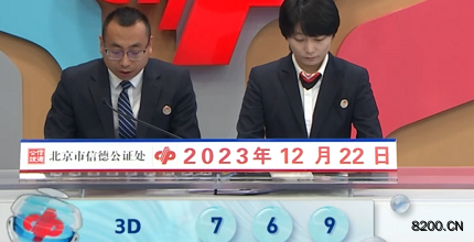 第2023342期福彩3D开奖现场截图图片