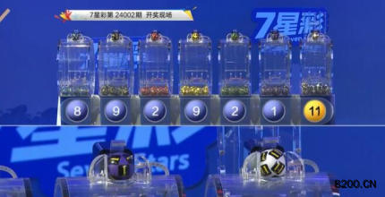 第2024002期七星彩开奖现场截图图片