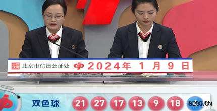 第2024004期双色球开奖现场截图图片