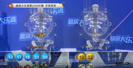 第2024006期大乐透开奖现场截图图片