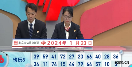 第2024023期快乐8开奖现场截图图片