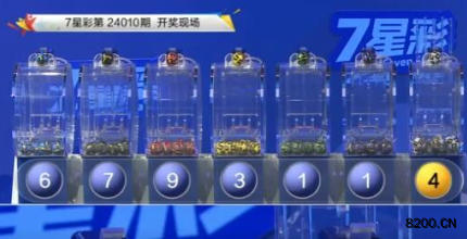 第2024010期七星彩开奖现场截图图片