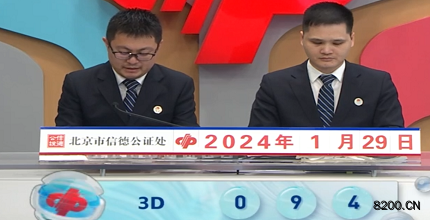 第2024029期福彩3D开奖现场截图图片