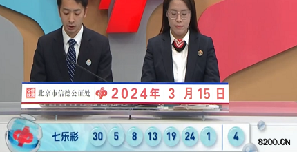 第2024029期七乐彩开奖现场截图图片