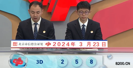 第2024073期福彩3D开奖现场截图图片
