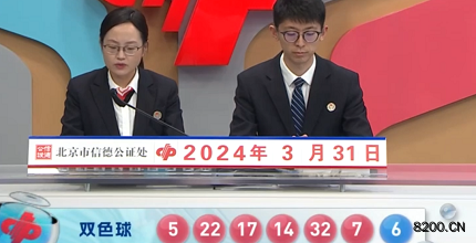 第2024035期双色球开奖现场截图图片