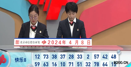 第2024089期快乐8开奖现场截图图片