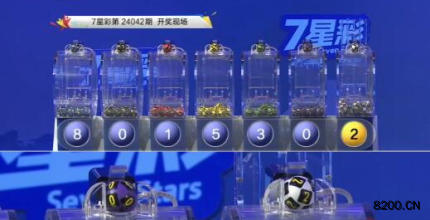 第2024042期七星彩开奖现场截图图片