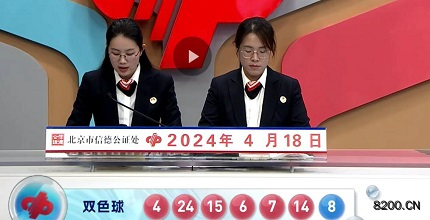 第2024043期双色球开奖现场截图图片