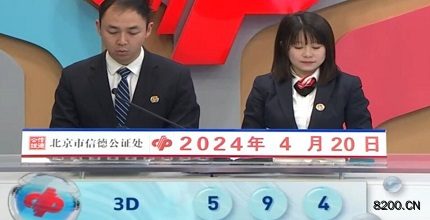 第2024101期福彩3D开奖现场截图图片