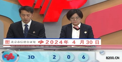 第2024111期福彩3D开奖现场截图图片