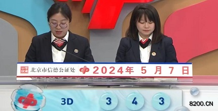 第2024118期福彩3D开奖现场截图图片