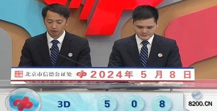 第2024119期福彩3D开奖现场截图图片
