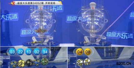 第2024052期大乐透开奖现场截图图片