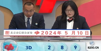 第2024121期福彩3D开奖现场截图图片