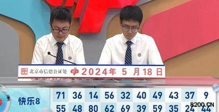 第2024129期快乐8开奖现场截图图片
