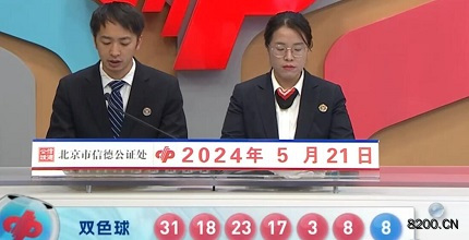 第2024057期双色球开奖现场截图图片