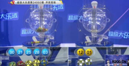 第2024060期大乐透开奖现场截图图片