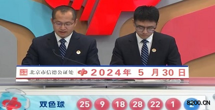 第2024061期双色球开奖现场截图图片